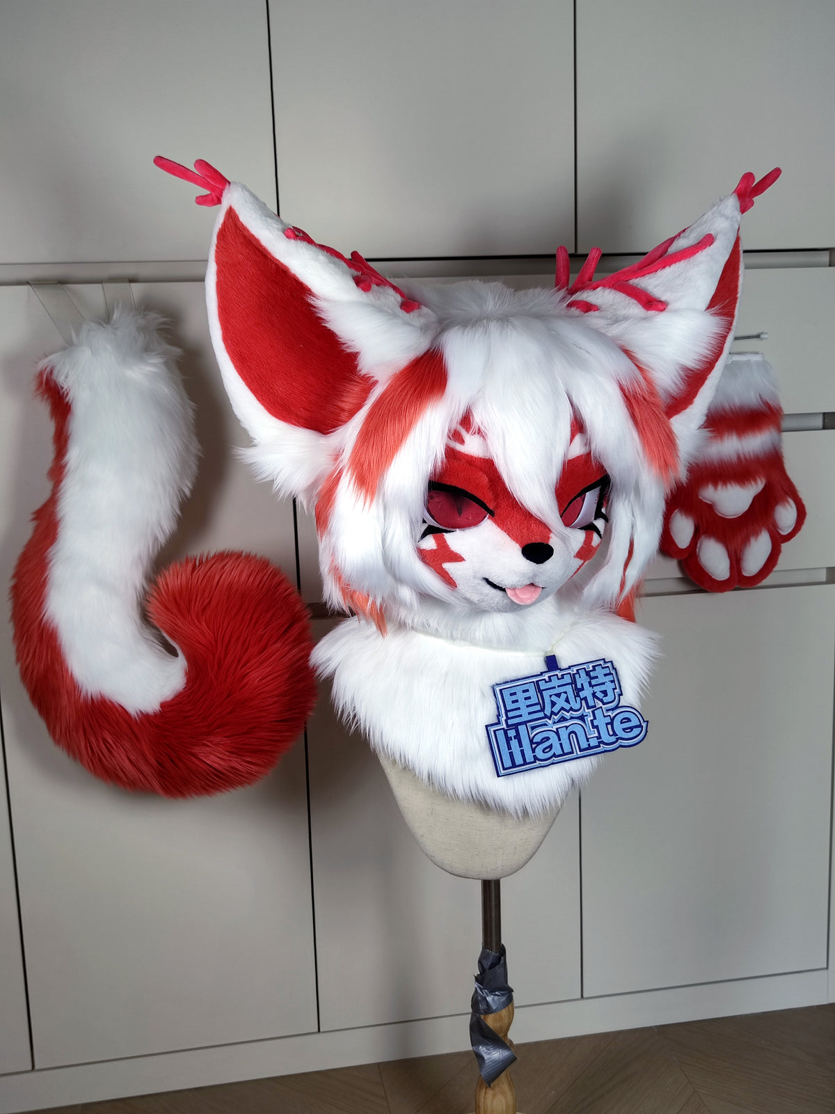 Coral Element Kemono Fursuit Set (Gift Paws + Tail)